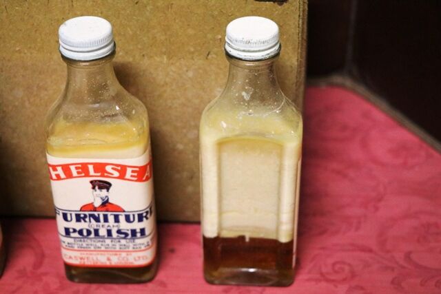 12 Vintage NewOldStock Bottles of Chelsea Furniture Polish