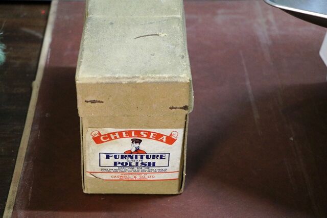 12 Vintage NewOldStock Bottles of Chelsea Furniture Polish