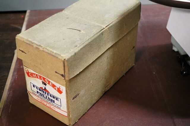 12 Vintage NewOldStock Bottles of Chelsea Furniture Polish