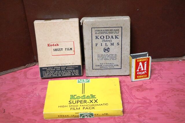 3 Vintage Kodak Film Packs