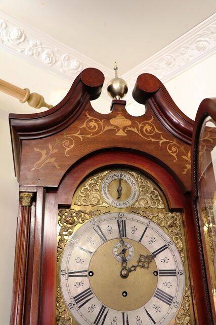 Lovely Quality Late Victorian Inlaid Walnut Longcase Clock 