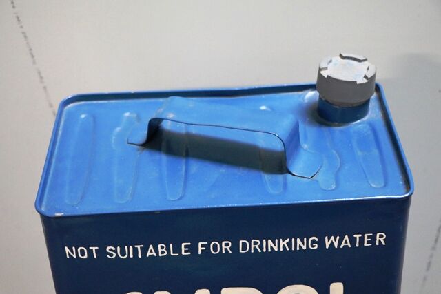 Rare Vintage AMPOL 2gal Running Board Can