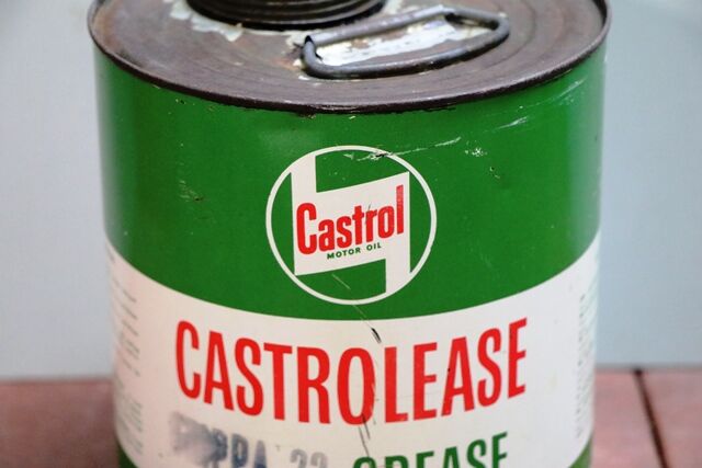 Rare Vintage Castrolease Grippa 22 Grease Can
