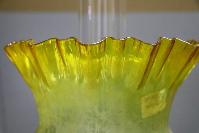 Stunning Victorian Corinthian Column Banquet Lamp 