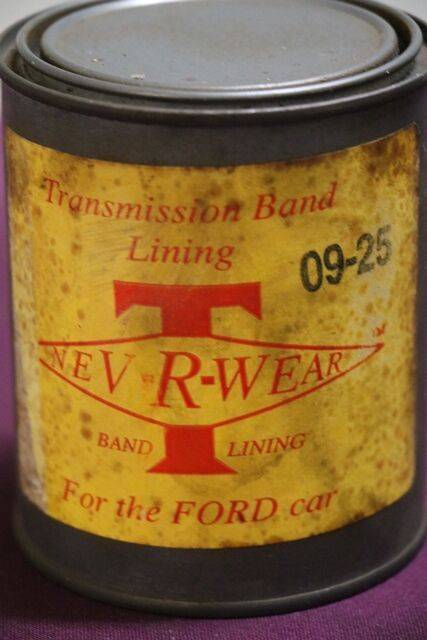 Transmission Band Lining NevRWear For The Ford Car Tin 
