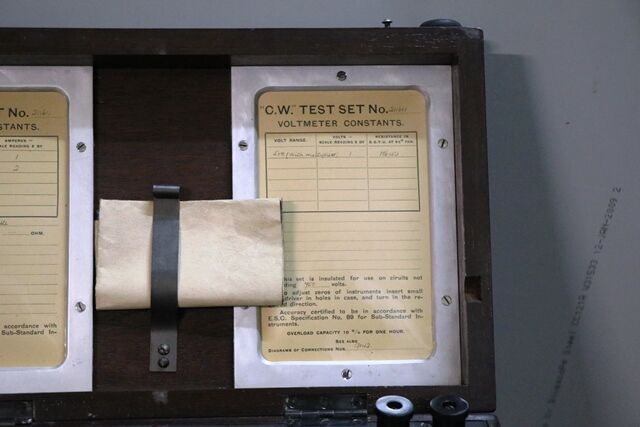 Vintage 192030 Duel AmpsVolts Meter in Original Case