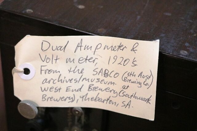 Vintage 192030 Duel AmpsVolts Meter in Original Case