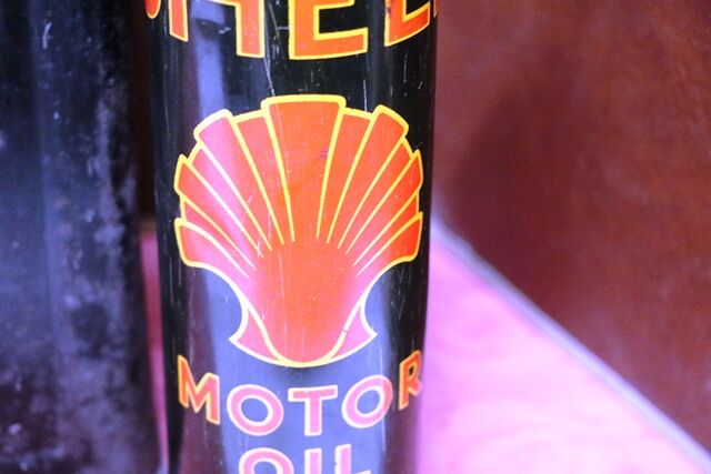 Vintage 1932 BPShell  SHELLMEX  2 gal Running Board Fuel Can 