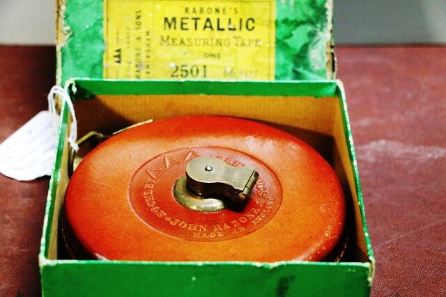 Vintage 66ft RABONEand39S Measuring Tape Model 2501
