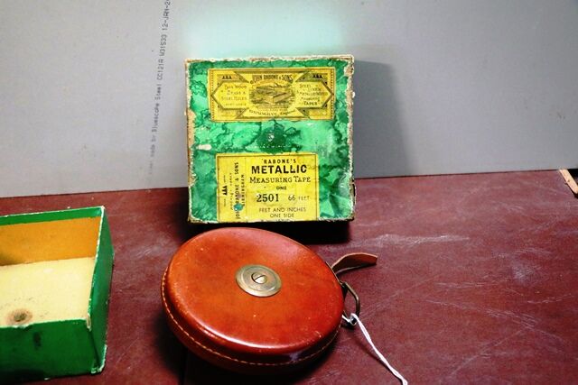 Vintage 66ft RABONEand39S Measuring Tape Model 2501