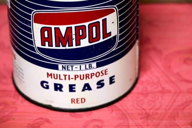 Vintage Ampol MultiPurpose Red Grease