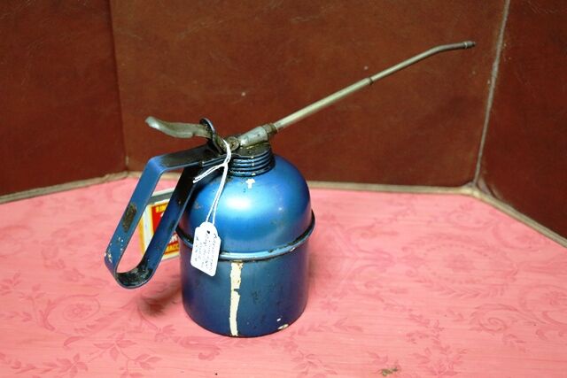 Vintage Brevettato Italy Pump Action Oiler