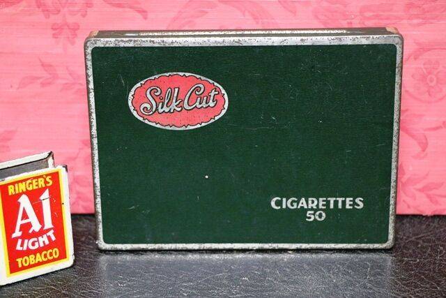 Vintage CWS Silk Cut 50 Cigarettes Tin