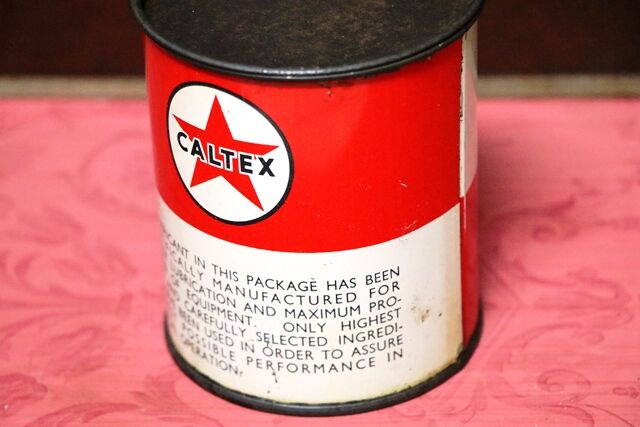 Vintage Caltex Mafax MultiPurpose  2One Pound Grease Tin