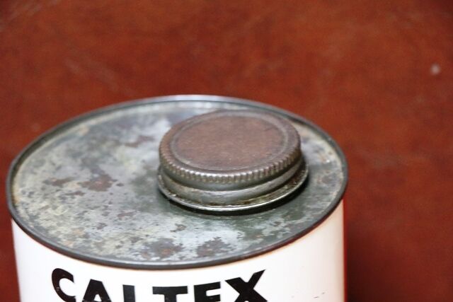 Vintage Caltex Universal Thuban SAE90 One Quart Tin 