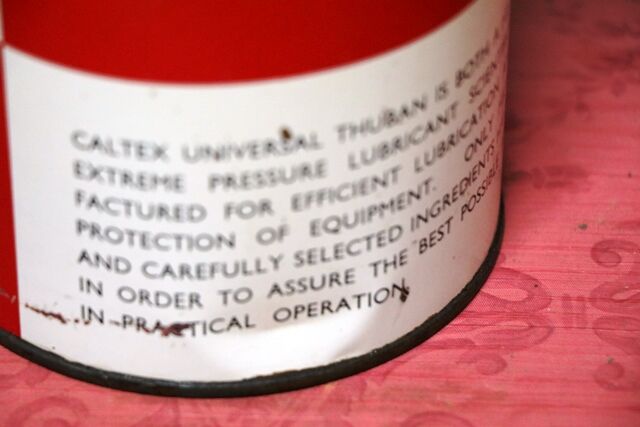 Vintage Caltex Universal Thuban SAE90 One Quart Tin 