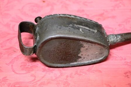 Vintage Castellated Kayeand39s Boat Shape Oiler