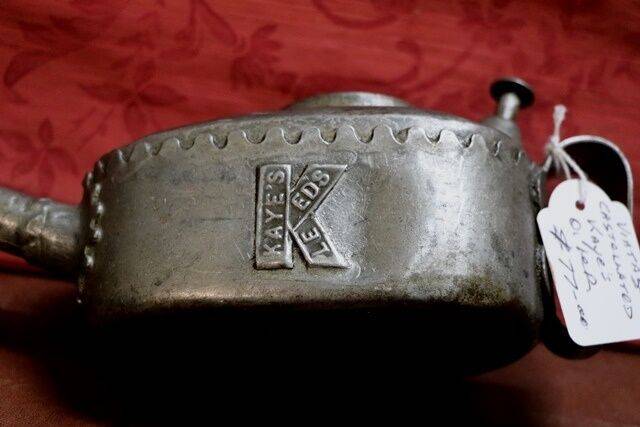 Vintage Castellated Keyand39s Boat Shape Oiler 