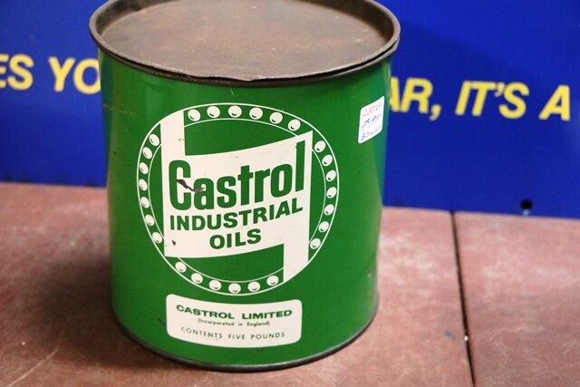 Vintage Castrol Industrial Oils 5lb Tin