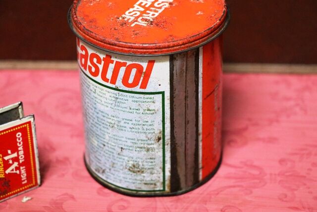 Vintage Castrol L Medium Grease Grease 1lb Tin