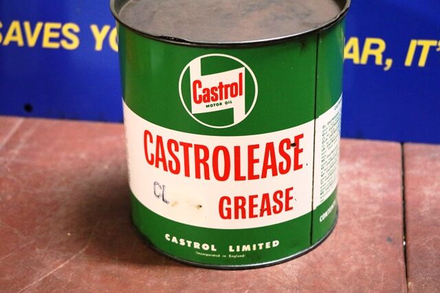 Vintage Castrol Z Castrolease 5lb Grease Tin