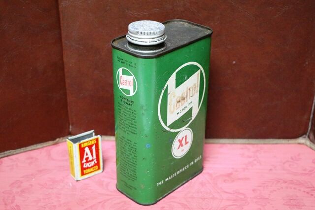 Vintage Castrol Z  XL 30 Oil 1 quart Tin