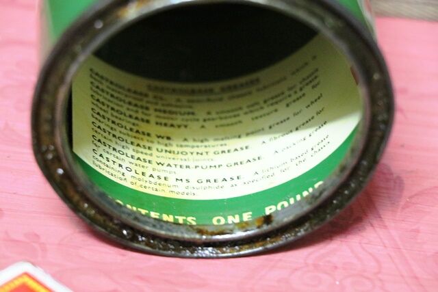 Vintage Castrolease Wheel Bearing Grease 1lb Tin