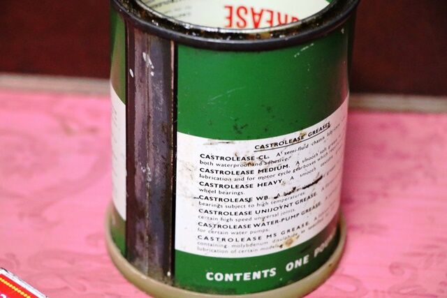 Vintage Castrolease Wheel Bearing Grease 1lb Tin