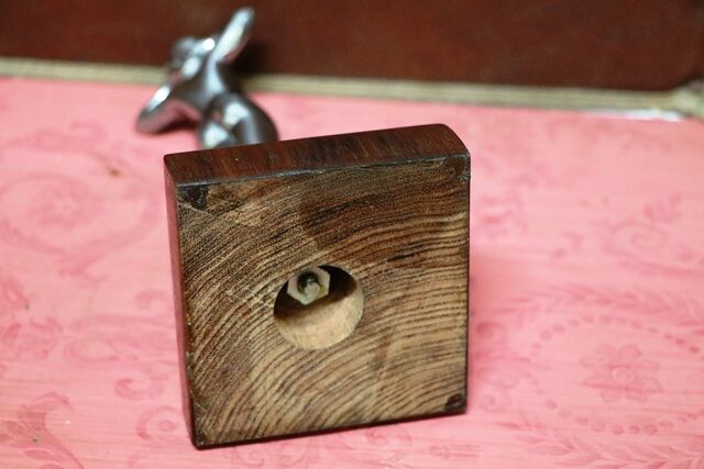 Vintage Chrome Nude Lady Car Mascot 