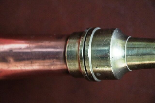 Vintage Copper and Brass Fire Nozzle