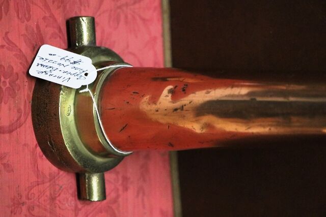 Vintage Copper and Brass Fire Nozzle