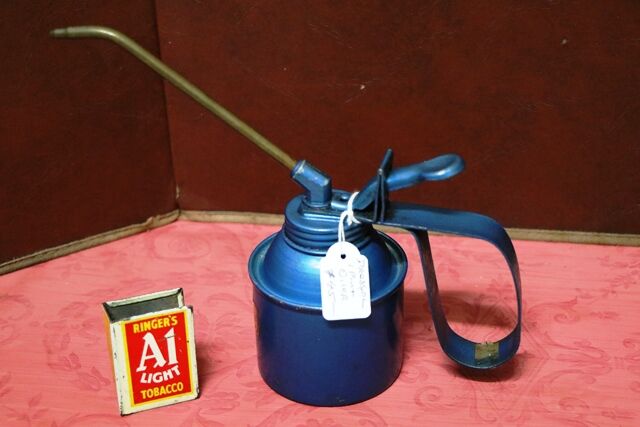 Vintage German Pressol Thumb Pump 1 pint Oiler