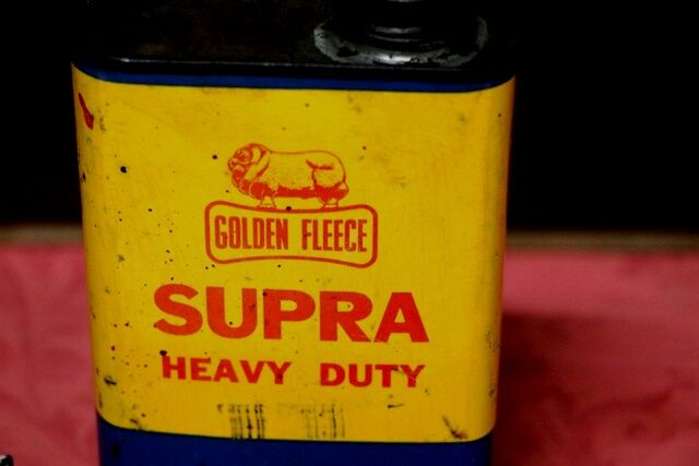 Vintage Golden Fleece Supra Heavy Duty Brake Fluid Tin