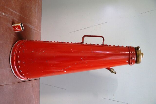Vintage LandG Fire Appliance Co Conical Fire Extinguisher
