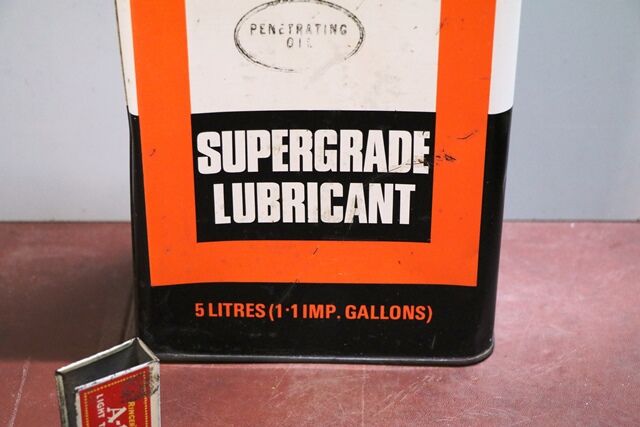 Vintage Newton Super Lubricant Penetrating Oil 11 imp gal Tin