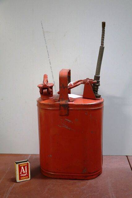 Vintage Protectoseal Co Chicago Gooseneck Jerry Can