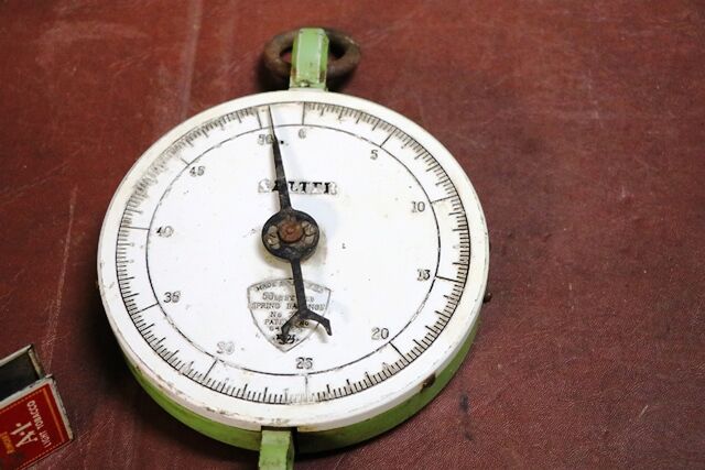 Vintage Salter 50lbs Spring Balance Scales