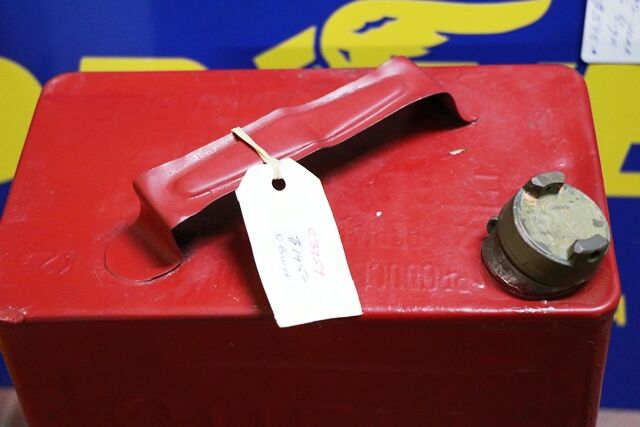 Vintage Shell 2 gal Running Board Fuel Can 