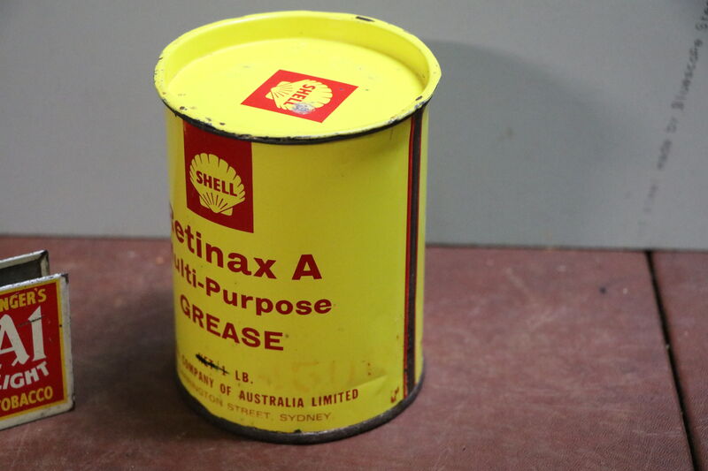Vintage Shell Aust 1 lb Retinax A Grease 3 Tin
