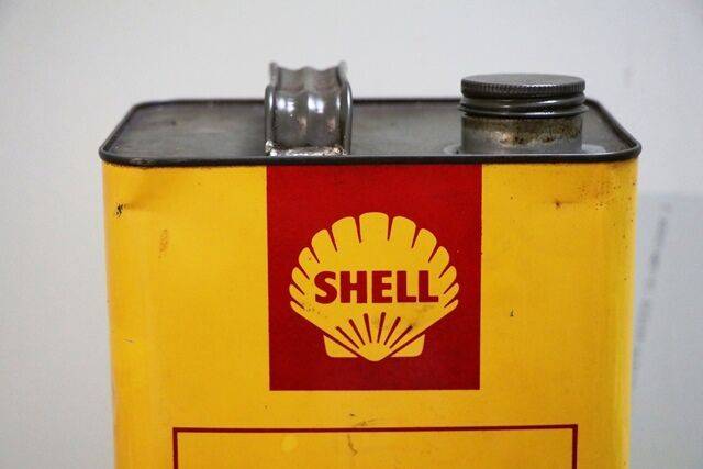 Vintage Shell Diala Oil BX One Gallon Tin