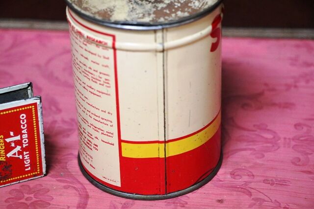 Vintage Shell One Pout Grease Tin