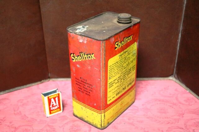 Vintage Shelltox DDT Half Gallon Tin