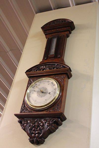 Stunning Quality Late 19th Century English Walnut Barometer