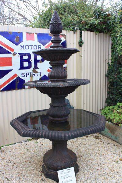 Cast Iron 3 Tier Somerset Fountain