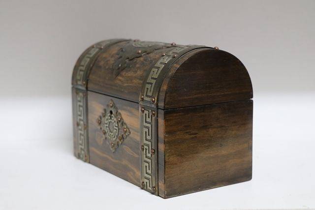 Wonderful Victorian Coromandel Trinket Box