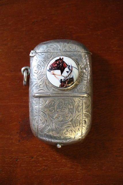 Birmingham Silver 1891 Rare Vesta Sovereign Case 