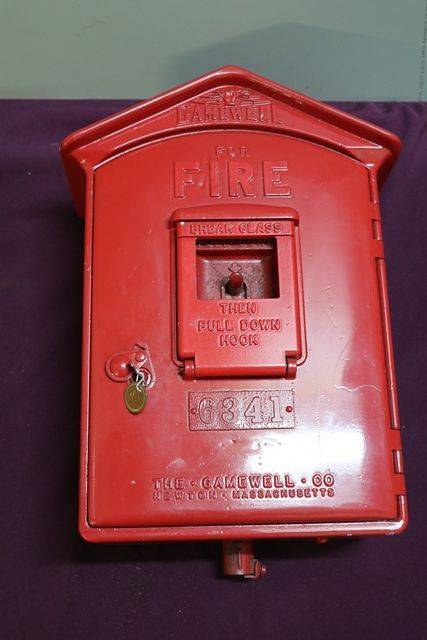 Original Gamewell Cast Fire Alarm Call Box 6341 