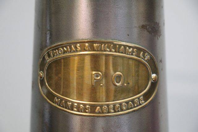 E Thomas and Williams + Co Post Office Miners Lamp  