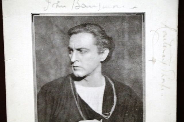 1925 The OP Club Signed Dinner Menu John Barrymore  