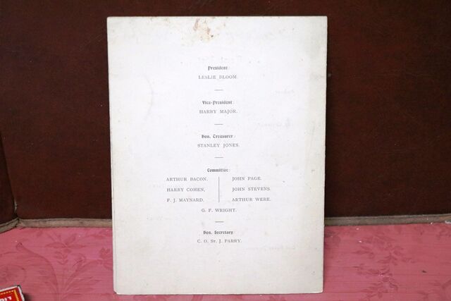 1929 Gallery First Nighters Club Signed Menu Maud and Viola Tree 